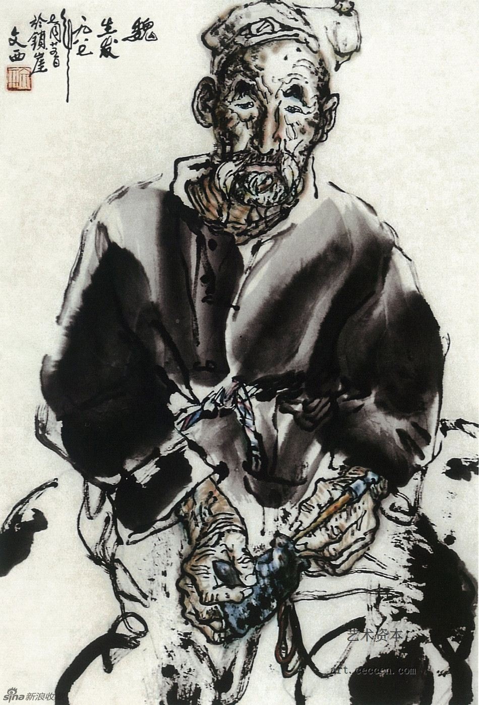 魏生发 69.5cm×45.5cm 1987年